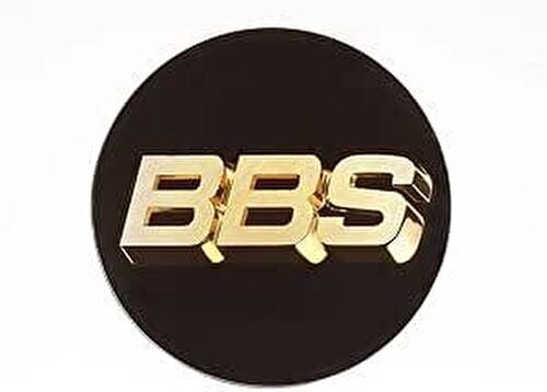 Juego de 4 tapas centrales de rueda BBS emblema negro oro logotipo 3D - Imagen 2 de 4