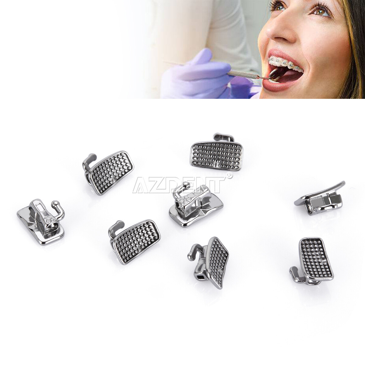 Tubi Buccali Ortodontici AZDENT &ndash; Roth/MBT 022, Bondable, 1&deg; E 2&deg; Molare