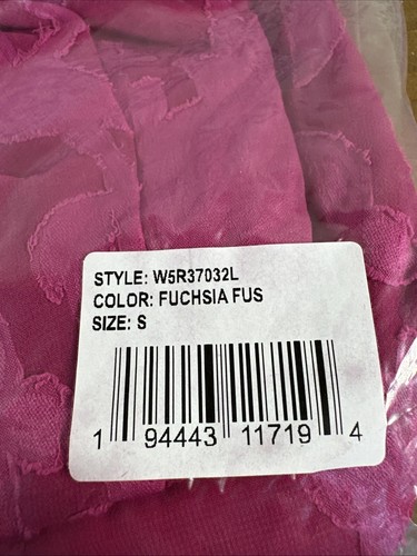 NWT Band Of The Free Textured Long Sleeve Mini Dress Fuchsia S - Picture 9 of 10