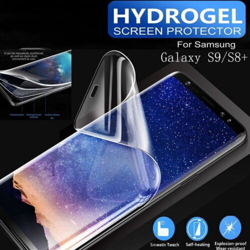 2X Hydrogel Film Full Coverage Screen Protector For Samsung iPhone 15 16 Pro Max - Picture 2 of 14