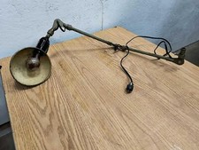 Vintage Industrial Lamp from Machinery, Machine Shop, Articulating, Work Bench
