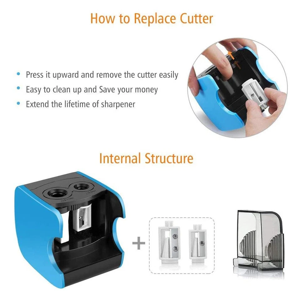 Elektrischer Spitzer Anspitzer Elektrisch Automatischer Bleistift Spitzmaschine - Bild 3 von 4
