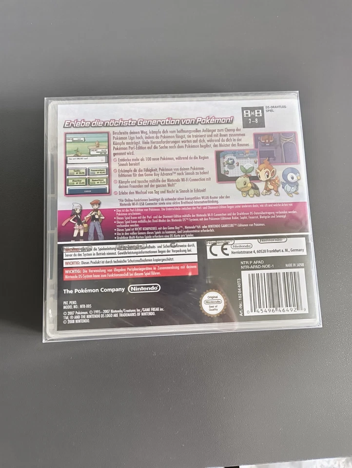 Pokémon Perl-Edition  Sealed (Nintendo DS, 2007) - Bild 3 von 3