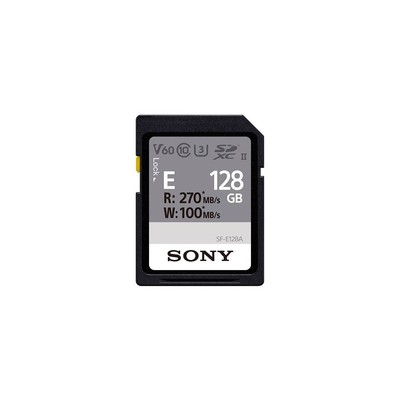 Sony SDXC Und Series 128GB Uhs-Ii Class 10 U3 V60