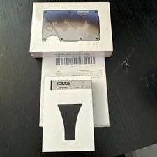 RIDGE Wallet Burnt Titanium Cash Strap & Money Clip (New ✅)