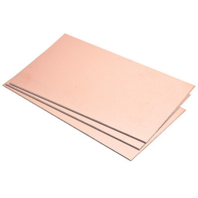 3 Stück FR4 doppelseitige PCB kupferkaschierte Platine 180 mm x 120 mm x 1,5 mm