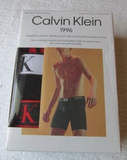 NEW Calvin Klein 1996 3 pack BOXER BRIEFS Mens XXL Black/Red NB3529-910 $49.50