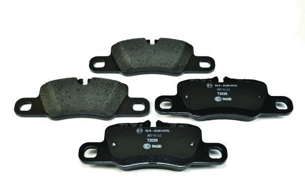 Hella 8DB 355 015-651 Bremsbelagsatz, Scheibenbremse FüR Porsche-image