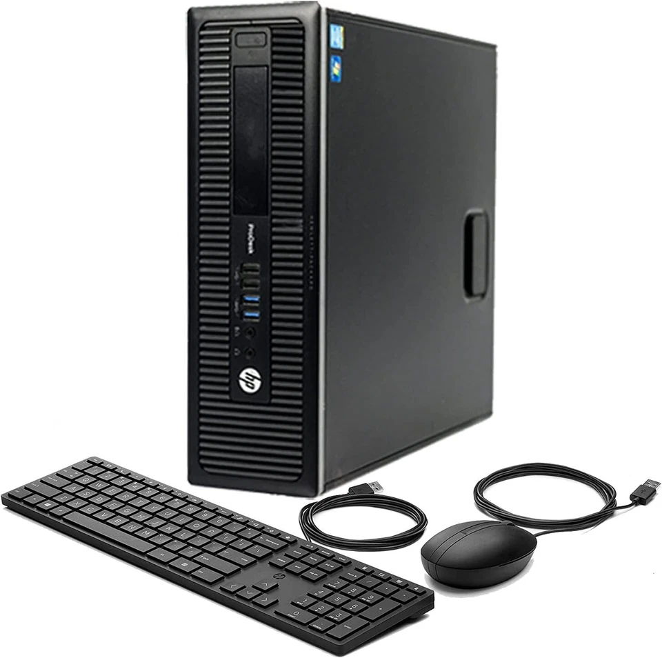 HP Desktop Computer PC i5, up to 64GB RAM 4TB SSD, 24" LCDs, Windows 11/10 Pro - Image 3 of 4