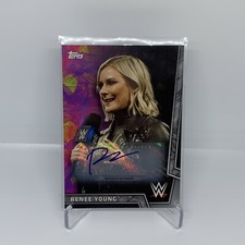 2018 Topps WWE Women's Division Autographs Silver #24 Renee Young Paquette /50