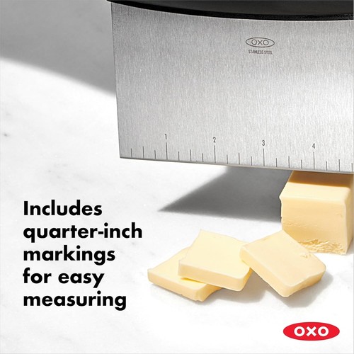OXO SoftWorks Multi-Purpose Scraper & Chopper w/Stainless Steel Blade, Non-Slip - Picture 11 of 16
