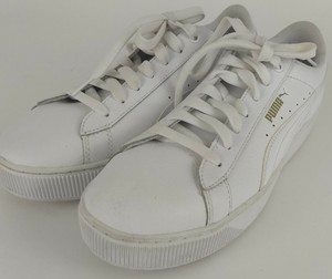 puma women's vikky platform leather sneaker