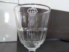 RARE CRYSTAL GLASS TABLE OF KING LOUIS PHILIPPE PALAIS DES TUILERIES 19th 1830