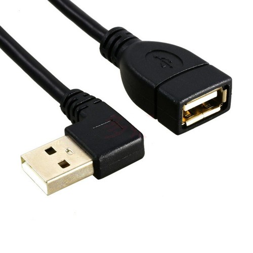 USB2.0 Extension Cable 90° Angle USB A Male to A Female Panel Installation - Picture 13 of 25