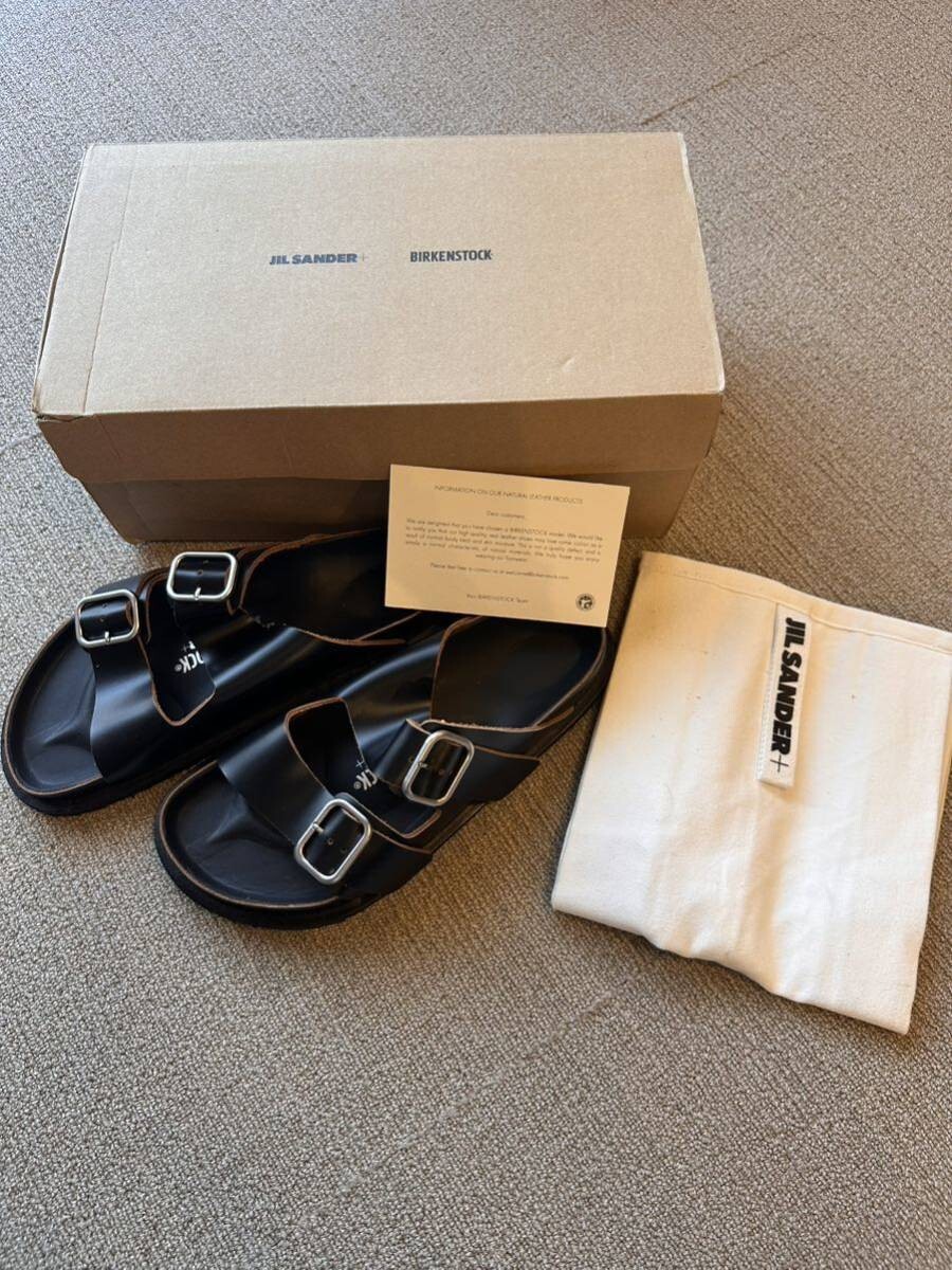 Jil Sander x Birkenstock Arizona Black, New, EU Size 40 With Box