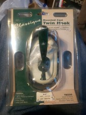 Wall Coat Hanger NOS Green And White