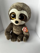 Ty Large Plush Beanie Boos - DANGLER the Sloth Medium 9" MWMT Stuffed Animal