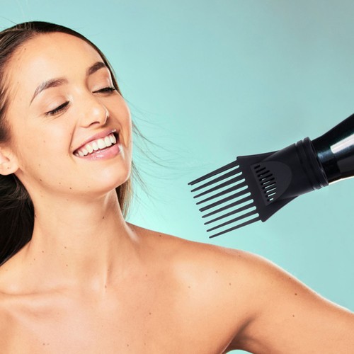 Set Diffusore Asciugacapelli 3PZ con Pettine Antivento per Facile Styling Capelli - Foto 4 di 12