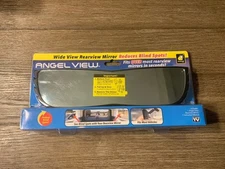 OPEN BOX  Angel View Wide-Angle Rearview Mirror AS-SEEN-ON-TV Fits Most Cars