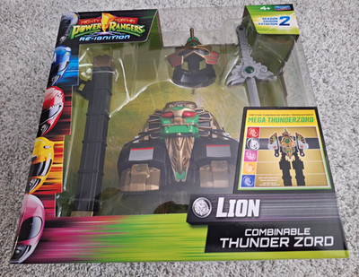 Playmates Mighty Morphin Power Rangers Re-Ignition Lion Thunder Zord w/ Sword