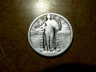 Better Date Below Fine 1918-P Standing Liberty Silver Quarter M17