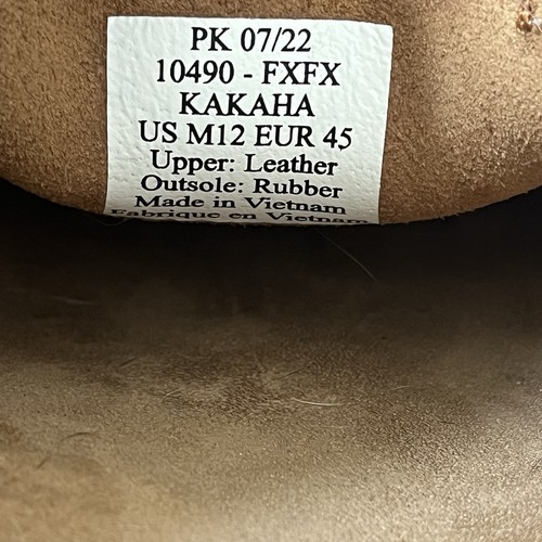 Olukai Mens Kakaha Moc Toe Loafers Brown Leather Slip On Comfort Shoes Size 12 - Picture 9 of 11