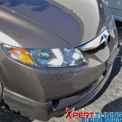 Fits 09-11 Honda Civic FA FD Mugen Front Bumper Lip Spoiler PU | eBay