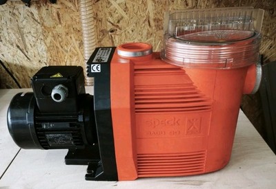 Speck Badu 90/7 400V Poolpumpe - Orange/Schwarz