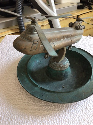 vintage chinook helicopter Solid Brass - Picture 6 of 6