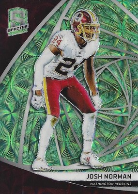 2019 Panini Spectra Neon Green #145 Josh Norman /35 FB