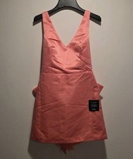 Lulus Charming Celebration Sleeveless Bow Mini Dress NWT Women's Small Peach