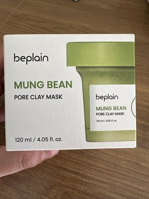 Beplain Mung Bean Pore Clay Mask 120ml / 4.05 fl. oz. - Brand New In Box