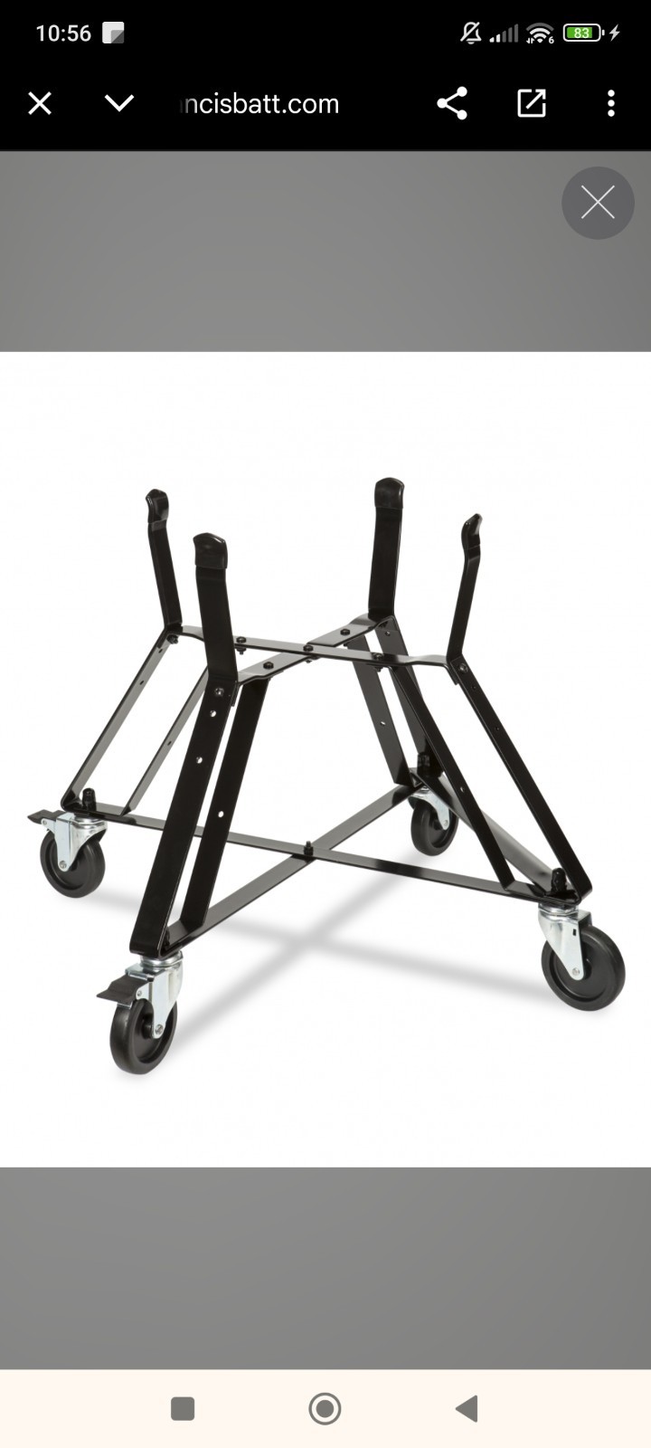 Chariot barbecue BIG GREEN EGG pour votre terrasse grâce au berceau Egg Nest Taille S