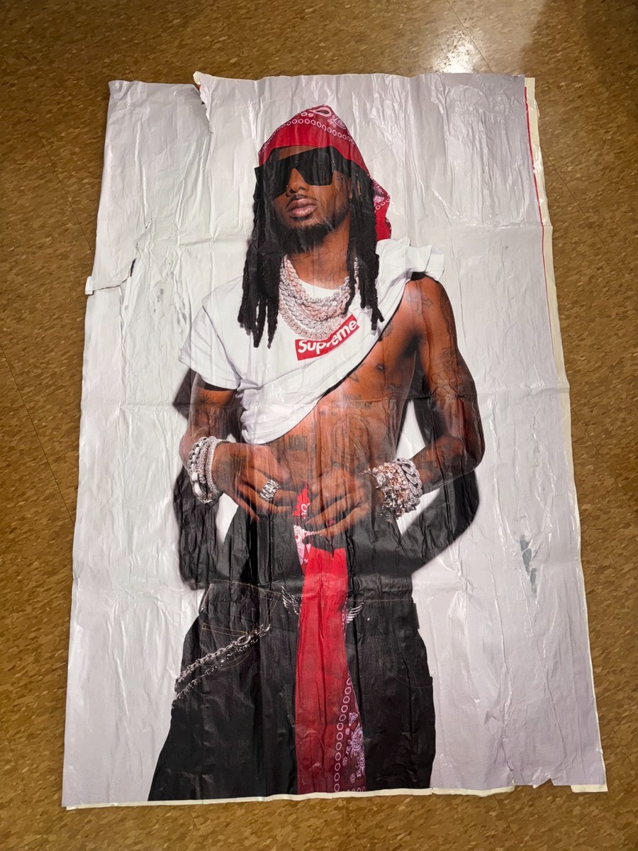 Supreme Playboi Carti 2025 Poster Wheat Paste 71x47in *FROM