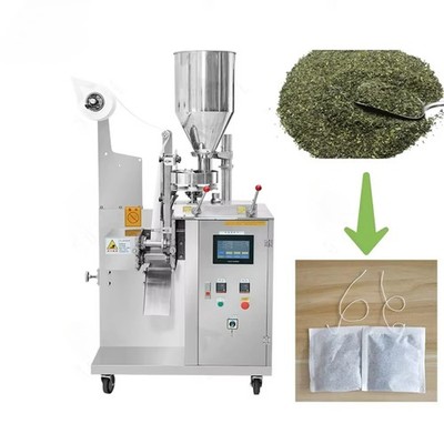 High Speed Small Teabag Scale Tea Bag Making Packing Machine with Thread Line
