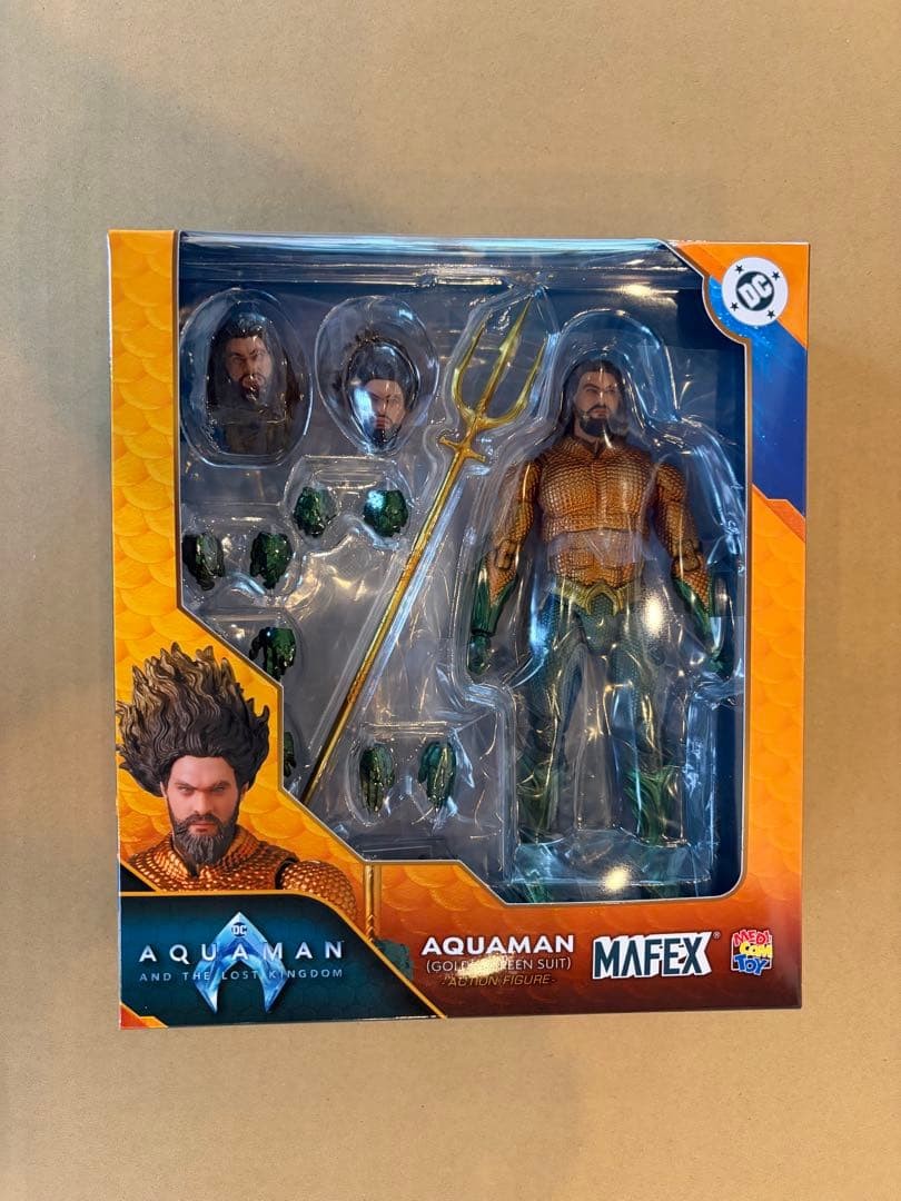 Mafex No 267 Aquaman Gold Green Suit Aquaman And The Lost Kingdom
