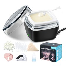 Nose Wax Kit - Portable Ear Nose Hair Waxing Kit for Men and Women with 100g  