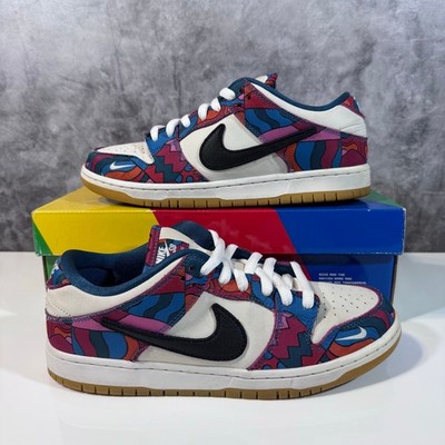 Nike Sb Dunk Low Parra Abstract Art Size 9.5 Men's