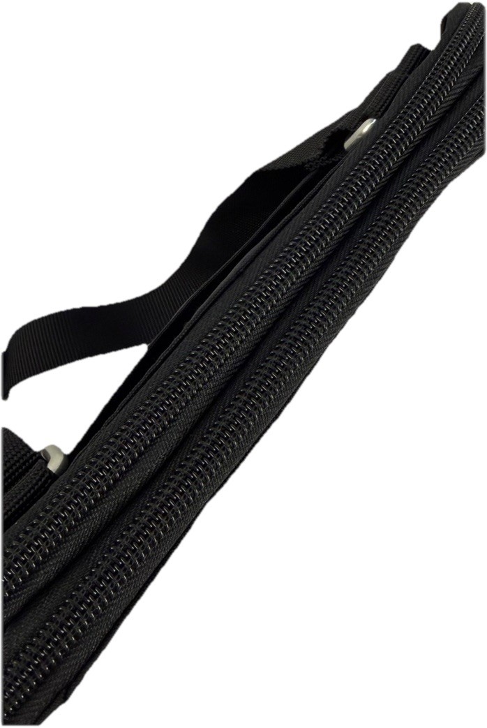 Baggallini Double Zip Black Medium Crossbody Bag … - image 8