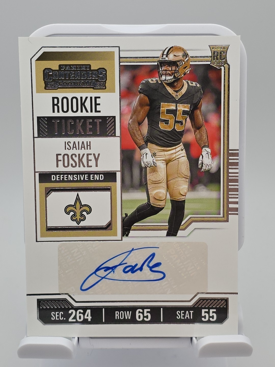Isaiah Foskey Panini Contenders #239 Base