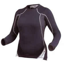 Endura Women's Transmission Long Sleeve Base layer Mountain Bike Jersey Black S