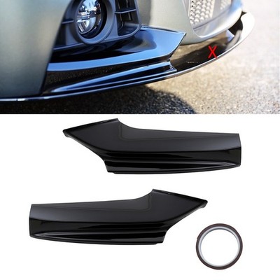 Spoiler Flaps Lippe SET Sport-Performance Schwarz Glanz für BMW F10 F11 M-Paket