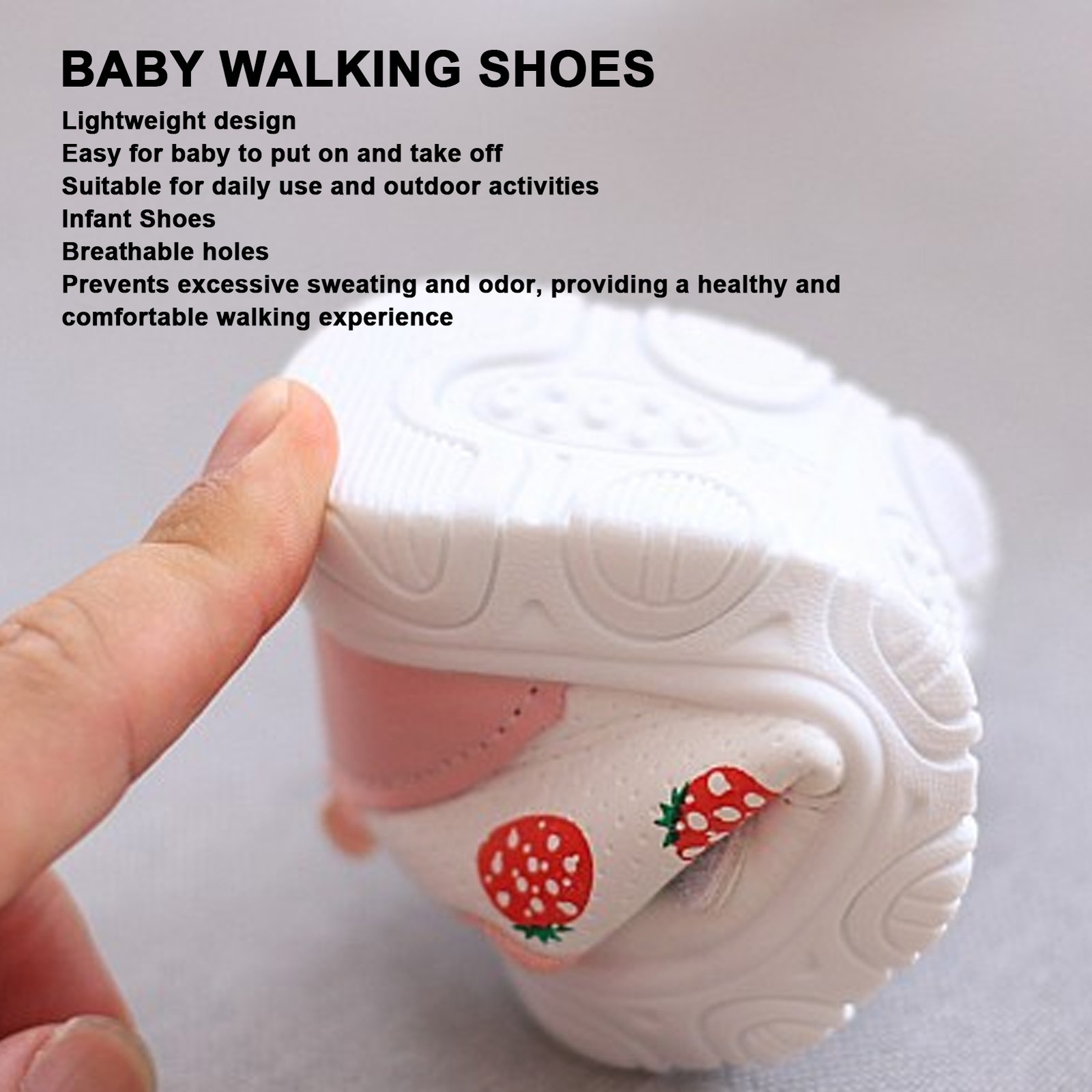 Strawberry Pattern Skid Resistance Soft Comfortable 13cm/5.1in