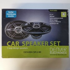 Denver CSP-5180 Altoparlante per auto 6x9 pollici 200 W altoparlante in kevlar a 5 vie
