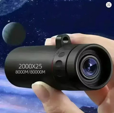 Monocular Telescope 25mm HD Zoom Scope Phone Holder Outdoor Bird Watching Campin