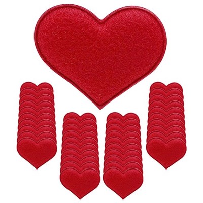  50 Pcs Filz Herzen Rote Filzherzen Partydekoration Zum Valentinstag
