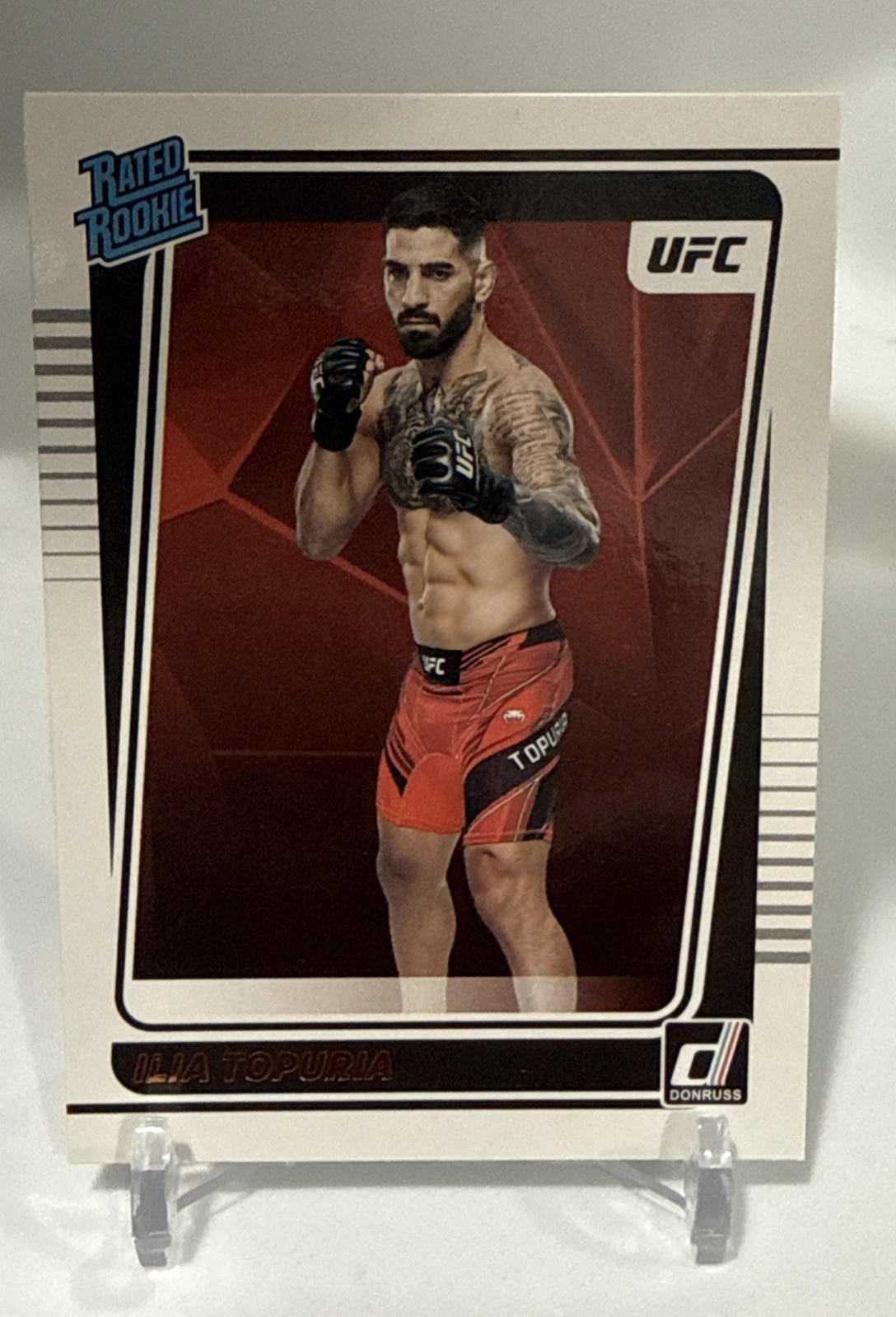 2022 Donruss UFC Ilia Topuria Rated Rookie Bronze Parallel