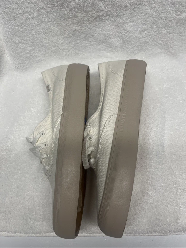 Новые женские Keds туфли белый размер 6 шнурует вверх холст кроссовки - Изображение 3 из 4
