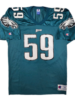 Champion NFL Philadelphia Eagles Jersey #59 Mamula in Green Size 44 US Made