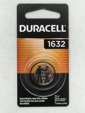 1 Pack CR1632 1632 DURACELL Lithium 3v Battery USA Free SHIP FRESH NOV 2034
